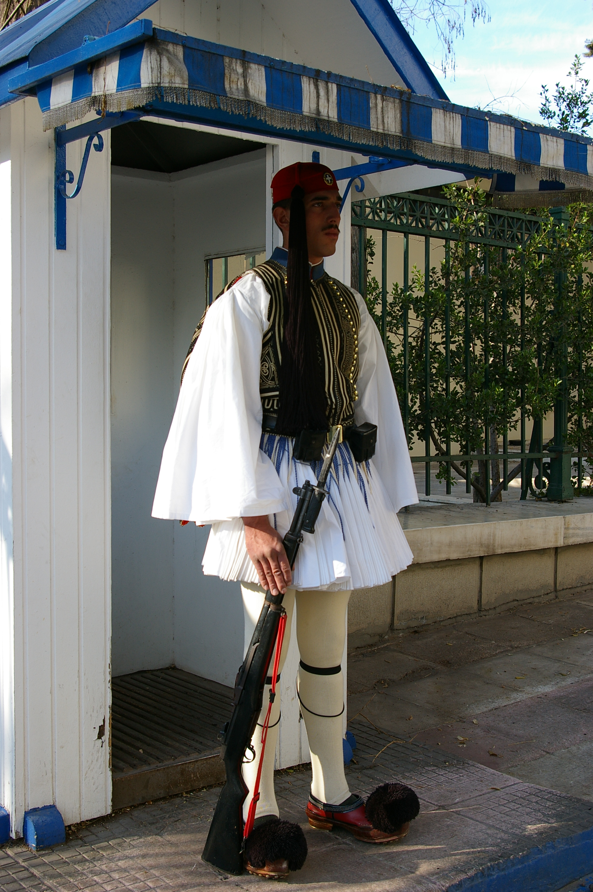 Stoic Guard Changing of the Guards at the Tomb of the Unknown Soldier in Athens ...